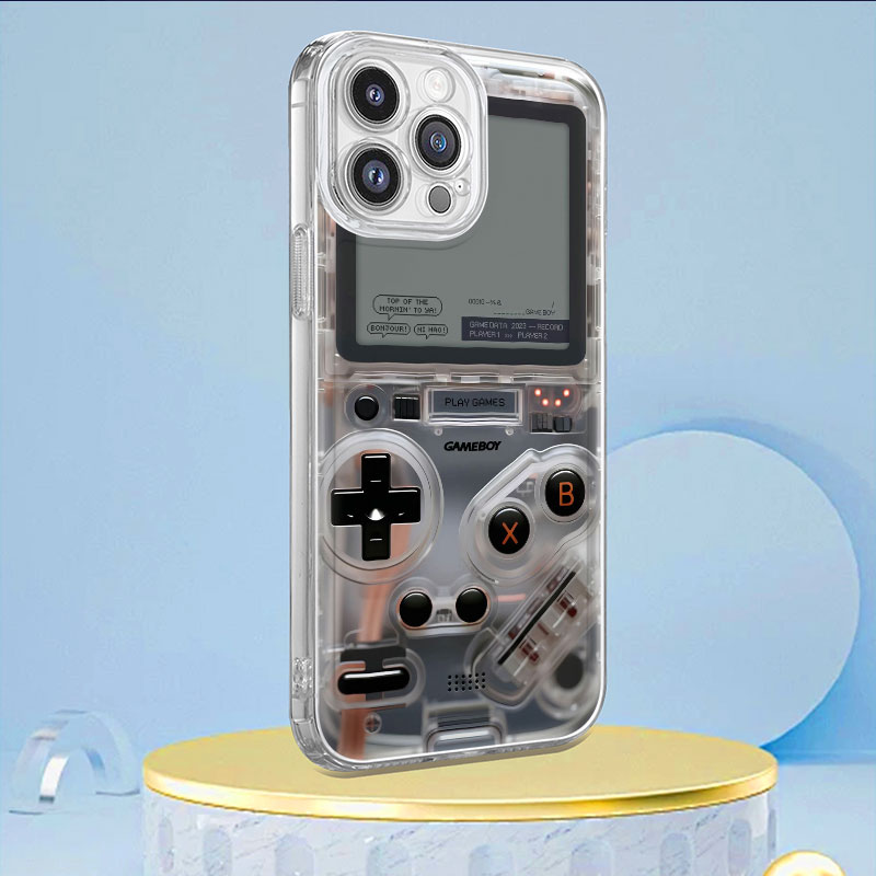 Phone Cases Transparent - Clear PC Game Machine Pattern Phone