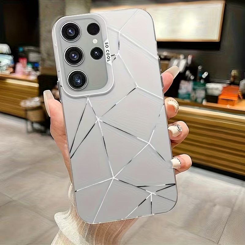 Gradient Color Case - Multicolor Gradient Color Silver Phone Case