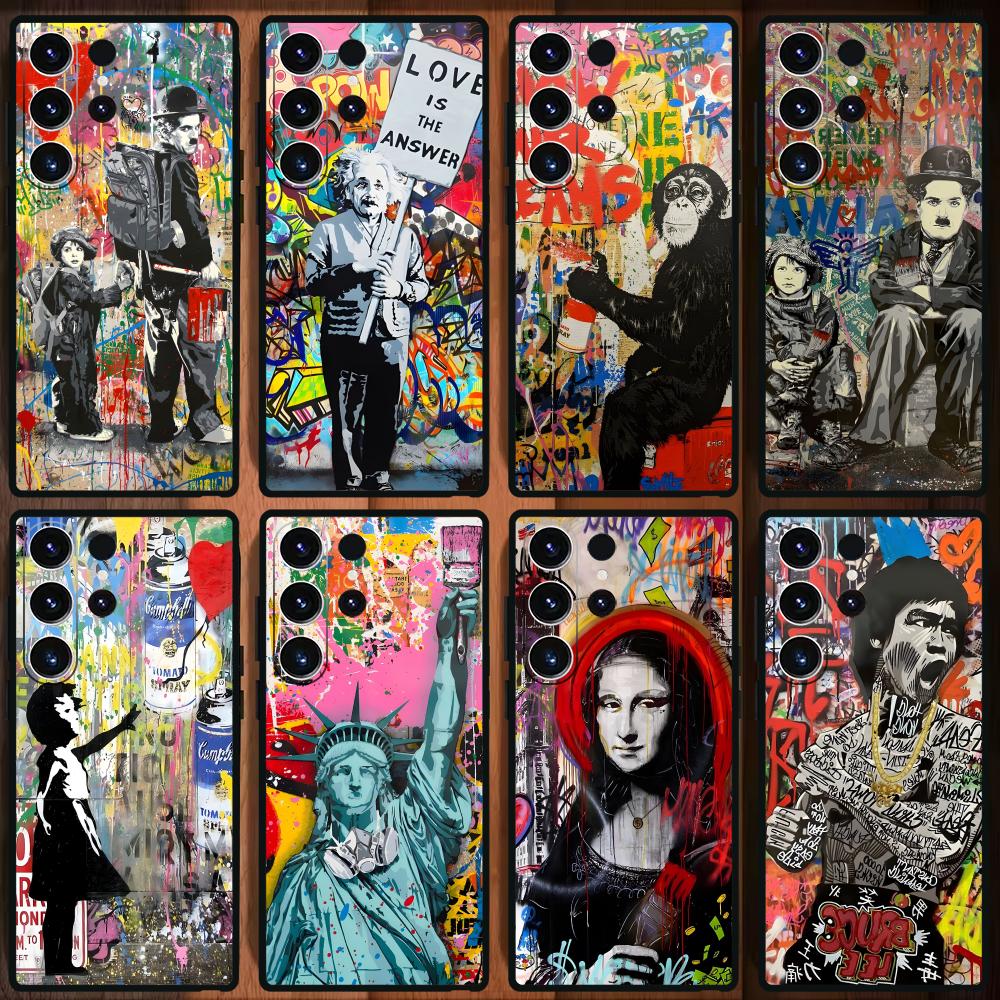 Phone Cases Art - Banksy Graffiti Art Phone Case For