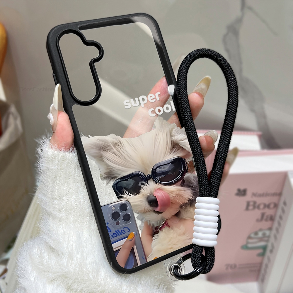 Phone Cases Transparent - Cute Puppy Transparent Phone Case For