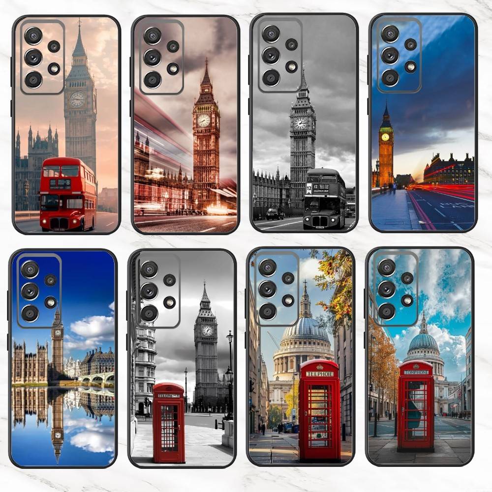 Phone Cases London - L-London Bus England Big Ben Phone
