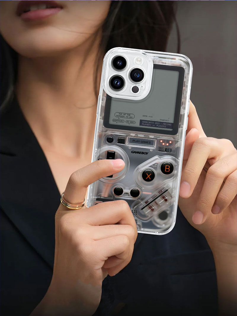 Clear PC Game Machine Pattern  - Phone Cases Transparent recension och pris