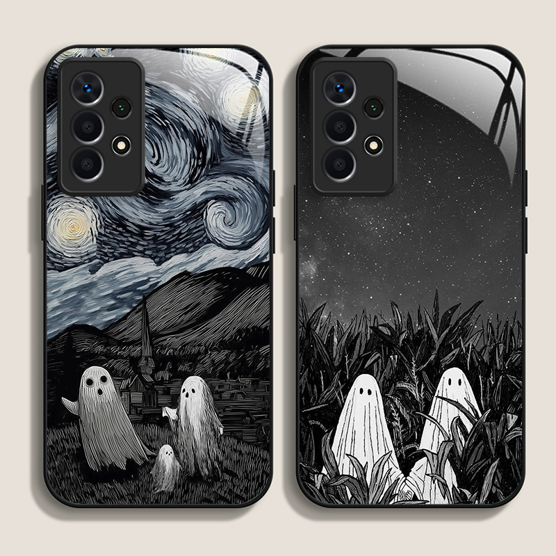 Funny Ghost Abstract Art Patte - Phone Cases Art recension och pris