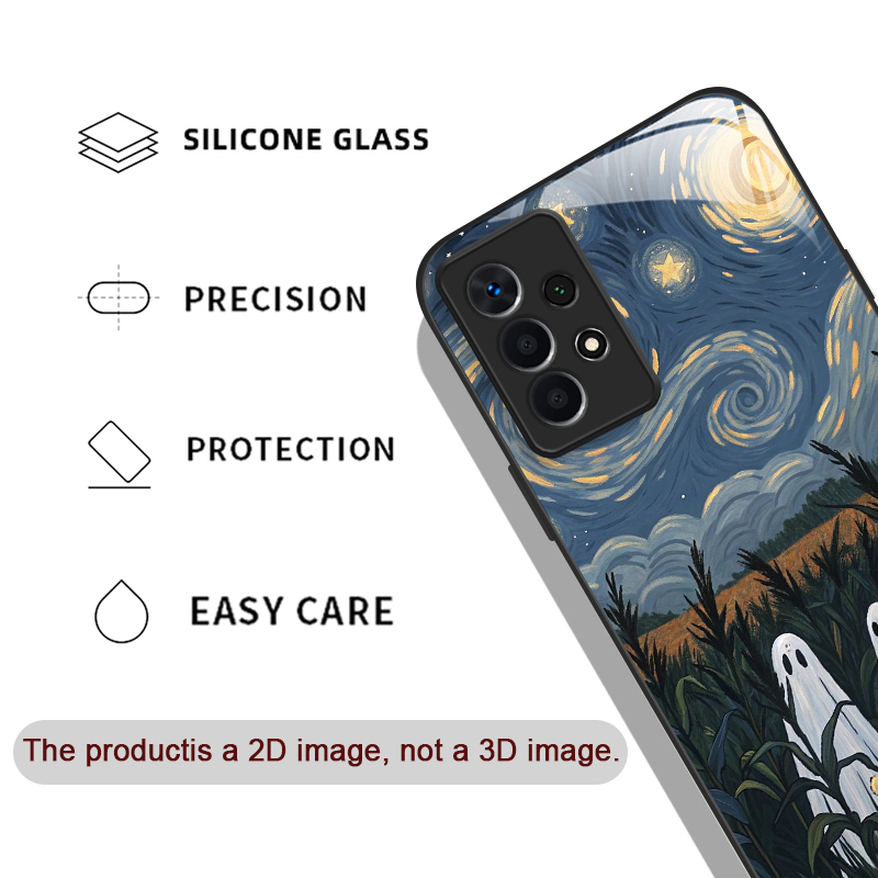 Funny Ghost Abstract Art Patte - Phone Cases Art recension och pris