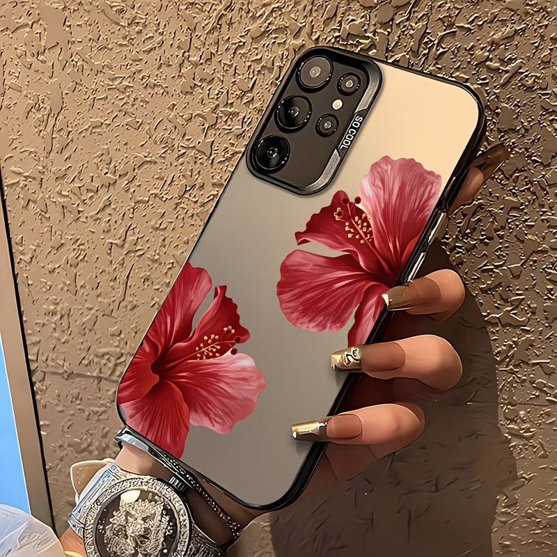 Red Hibiscus Floral Pattern Ph - Gradient Color Case recension och pris