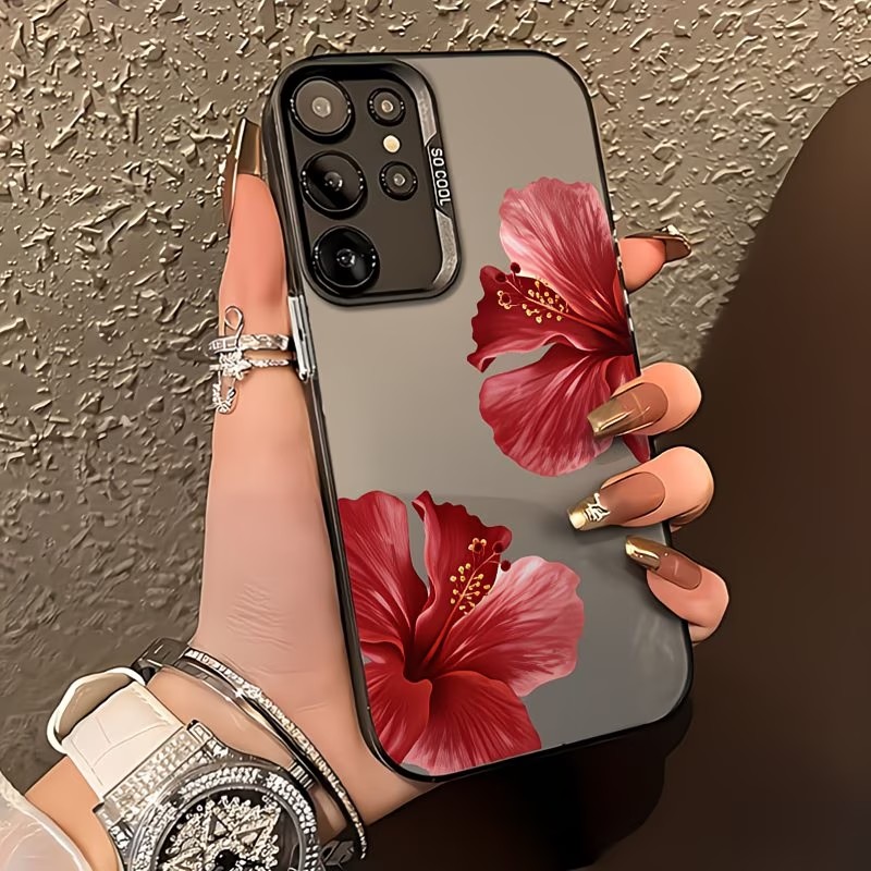Red Hibiscus Floral Pattern Ph - Gradient Color Case recension och pris