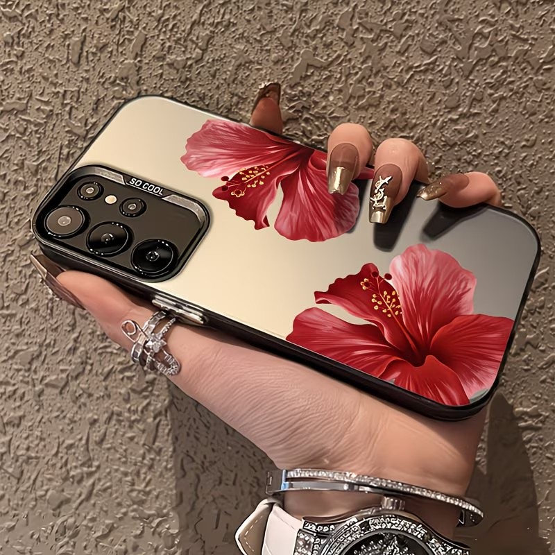 Red Hibiscus Floral Pattern Ph - Gradient Color Case recension och pris