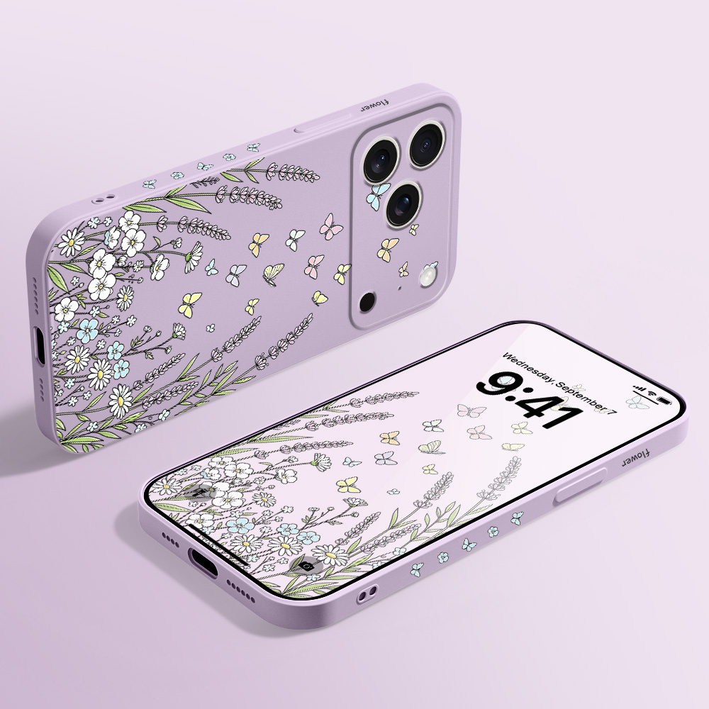 Grass Butterfly Phone Case For - Silicone Liquid Case recension och pris
