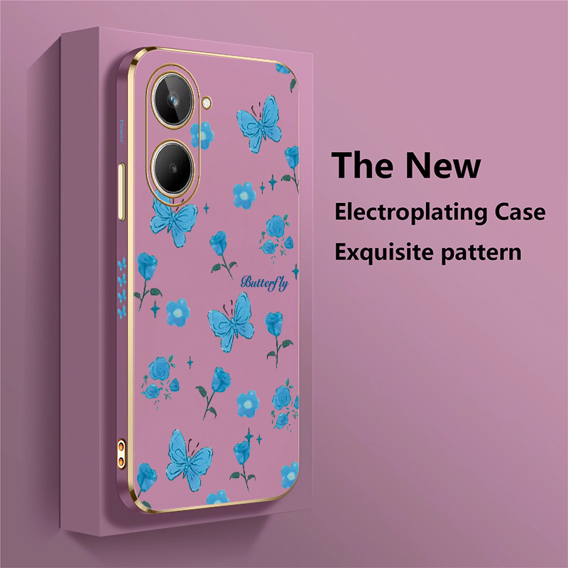 Flower Butterfly Print Phone C - Phone Cases Realme recension och pris