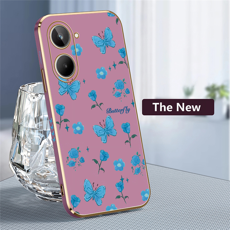 Flower Butterfly Print Phone C - Phone Cases Realme recension och pris