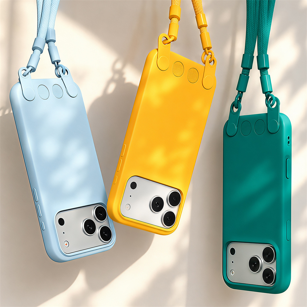 Crossbody Lanyard Matte Liquid - Silicone Liquid Case recension och pris