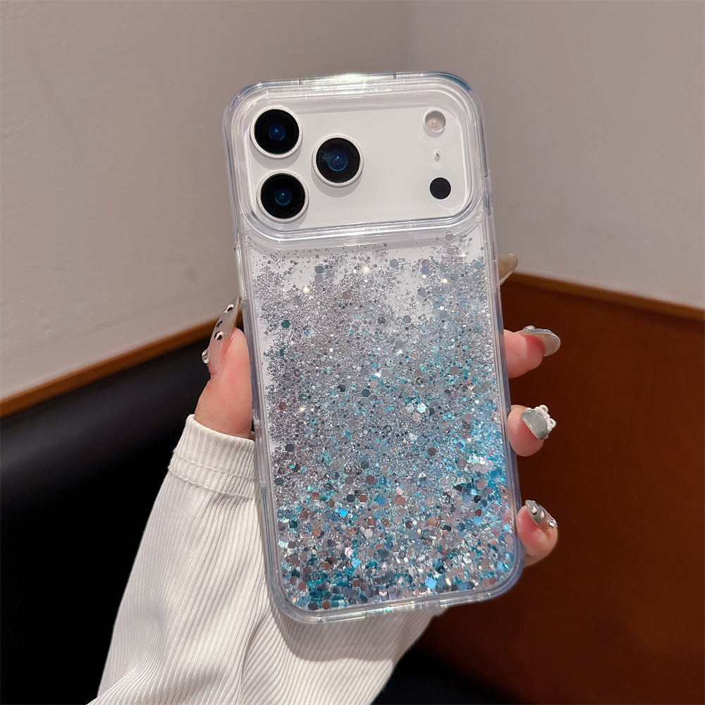 Bling Quicksand Case Cover for - Silicone Liquid Case recension och pris