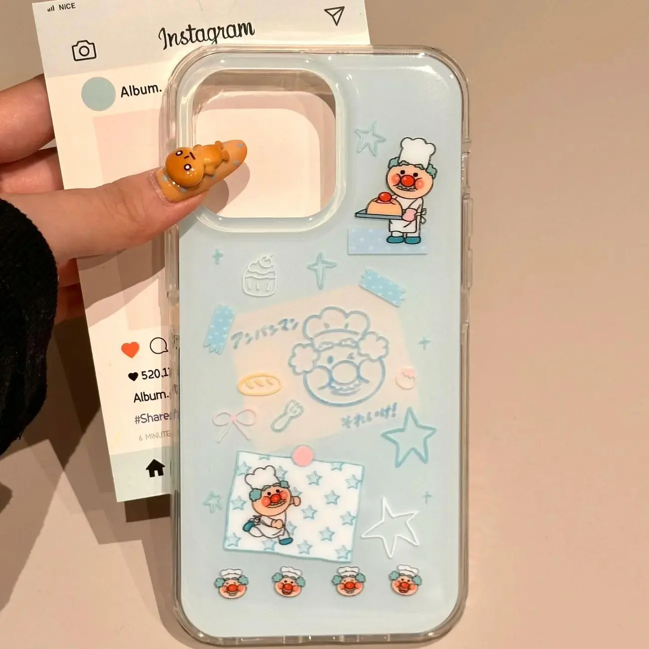 Korean Ins Blue Chef Old Man C - Phone Cases Men recension och pris
