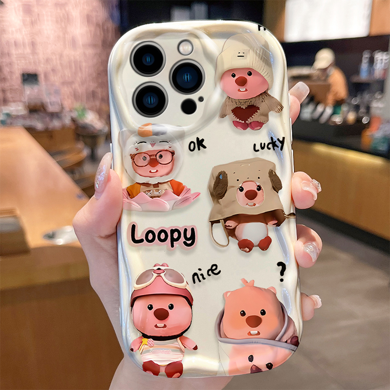 Lovely Loopy Wave Phone Case f - Phone Cases Loopy recension och pris