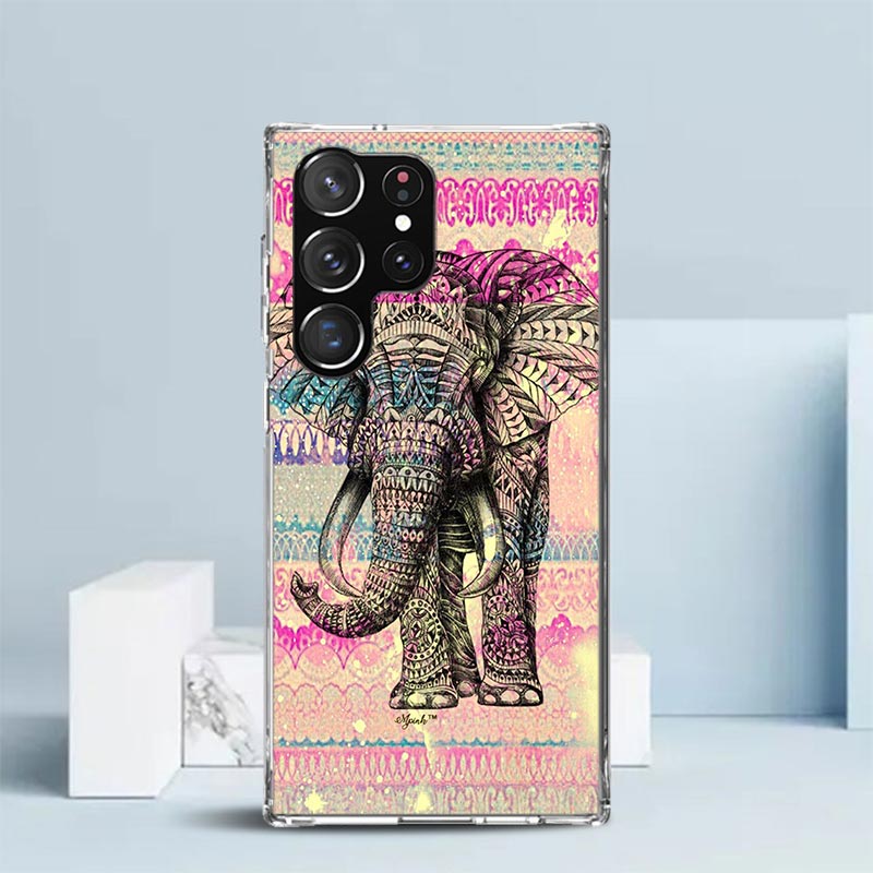 Elephant Mandala Aztec Soft Co - Phone Cases Shein recension och pris
