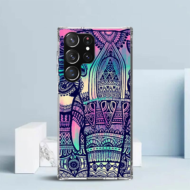 Elephant Mandala Aztec Soft Co - Phone Cases Shein recension och pris