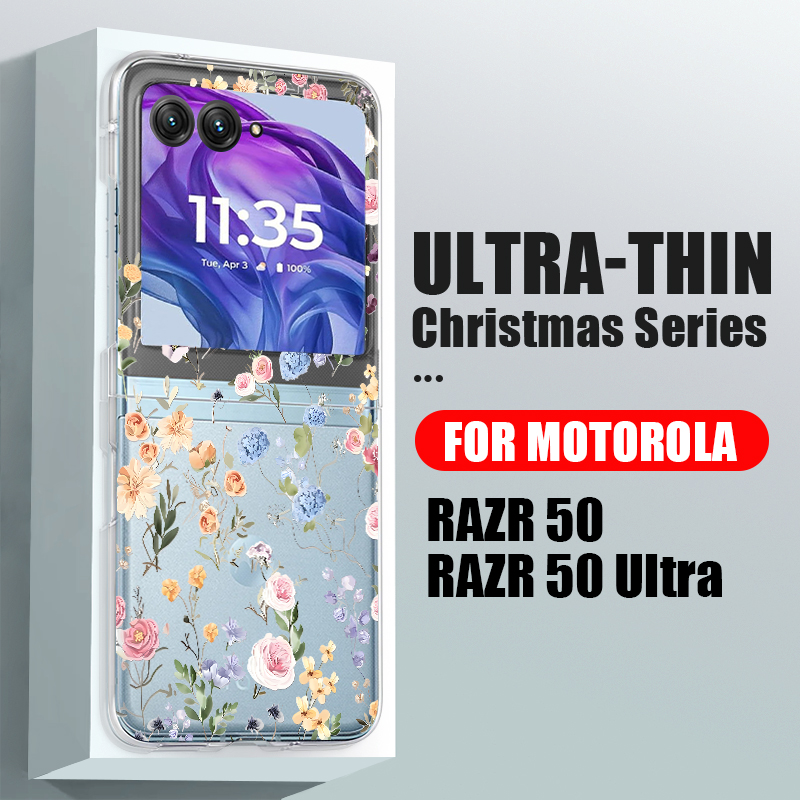 White Flowers Pattern Phone Ca - Phone Cases Transparent recension och pris