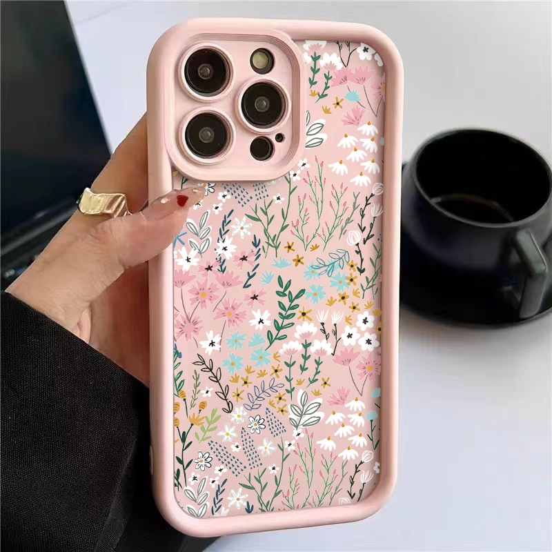 Pink High-bamboo Floral Patter - Phone Cases For Iphone 13 recension och pris
