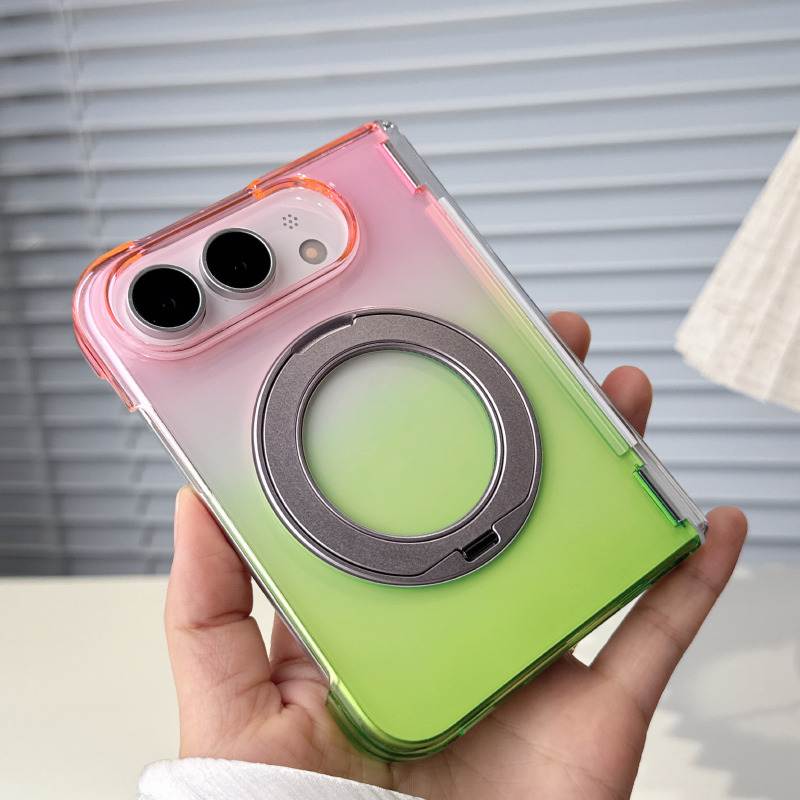 For Magsafe Magnetic 360°Rotat - Gradient Color Case recension och pris