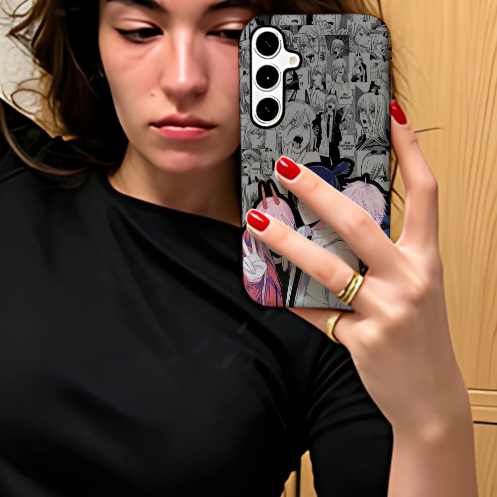 Anime Chainsaw man pattern hot - Phone Cases Men recension och pris