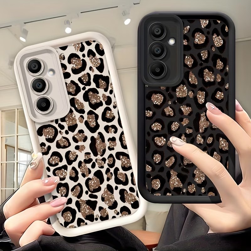Glitter Leopard Print Silicone - Phone Cases Leopard Print recension och pris