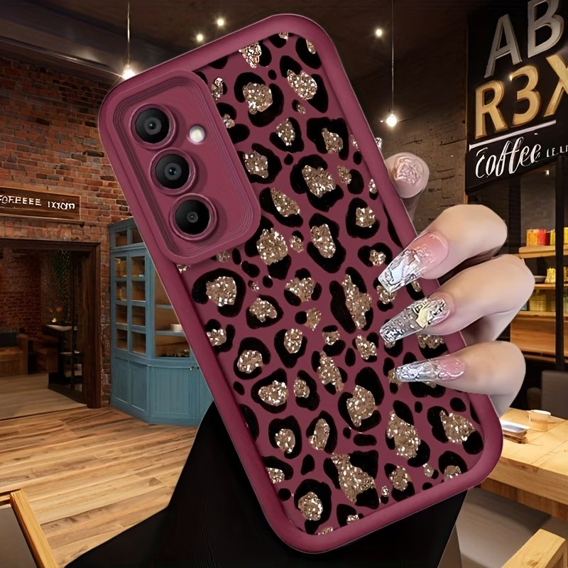 Glitter Leopard Print Silicone - Phone Cases Leopard Print recension och pris