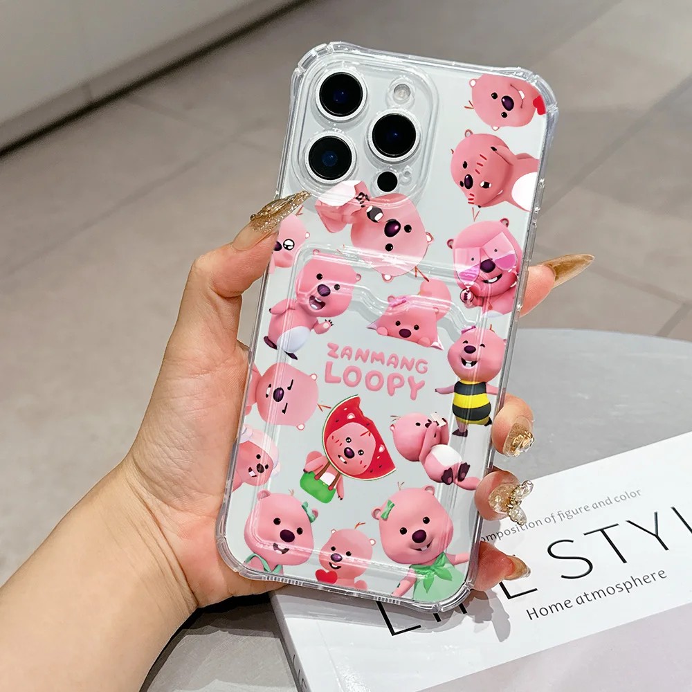 Cute Cartoon L-Loopys Card Hol - Phone Cases Loopy recension och pris