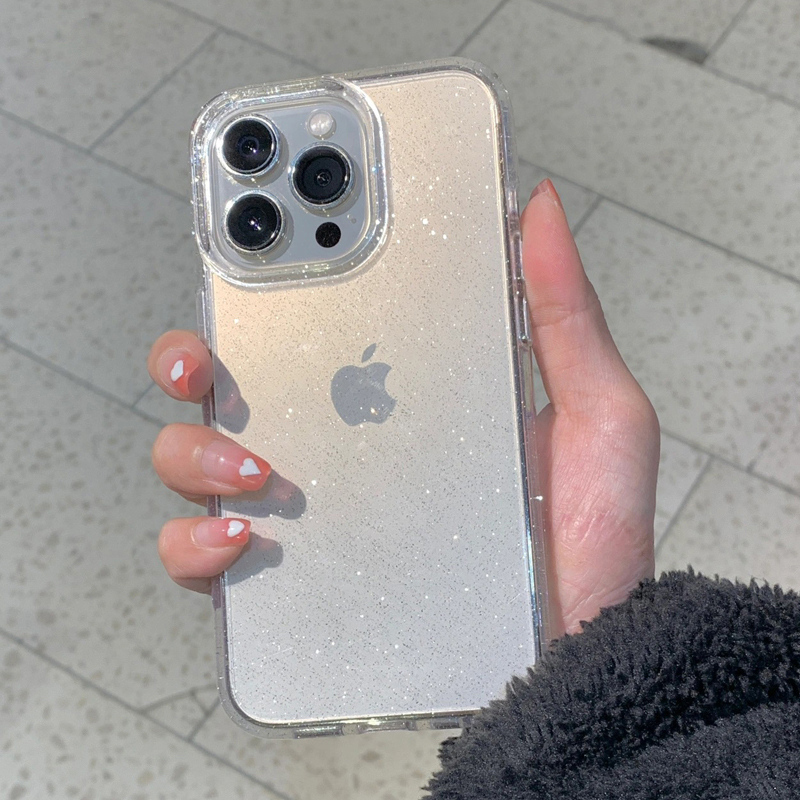 Transparent Simple Glitter Pho - Phone Cases Transparent recension och pris