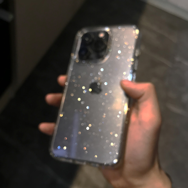 Transparent Simple Glitter Pho - Phone Cases Transparent recension och pris