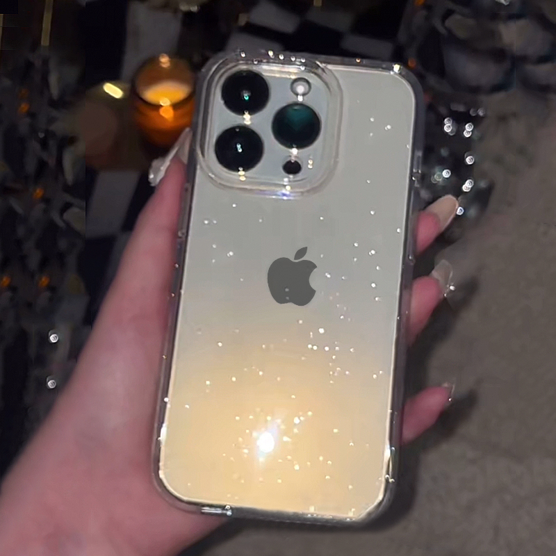 Transparent Simple Glitter Pho - Phone Cases Transparent recension och pris