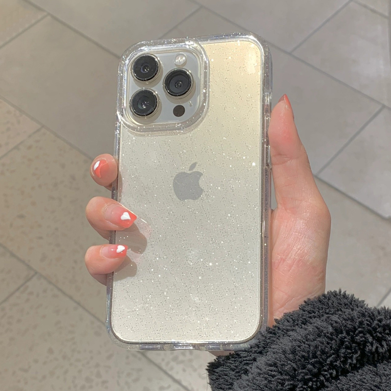 Transparent Simple Glitter Pho - Phone Cases Transparent recension och pris