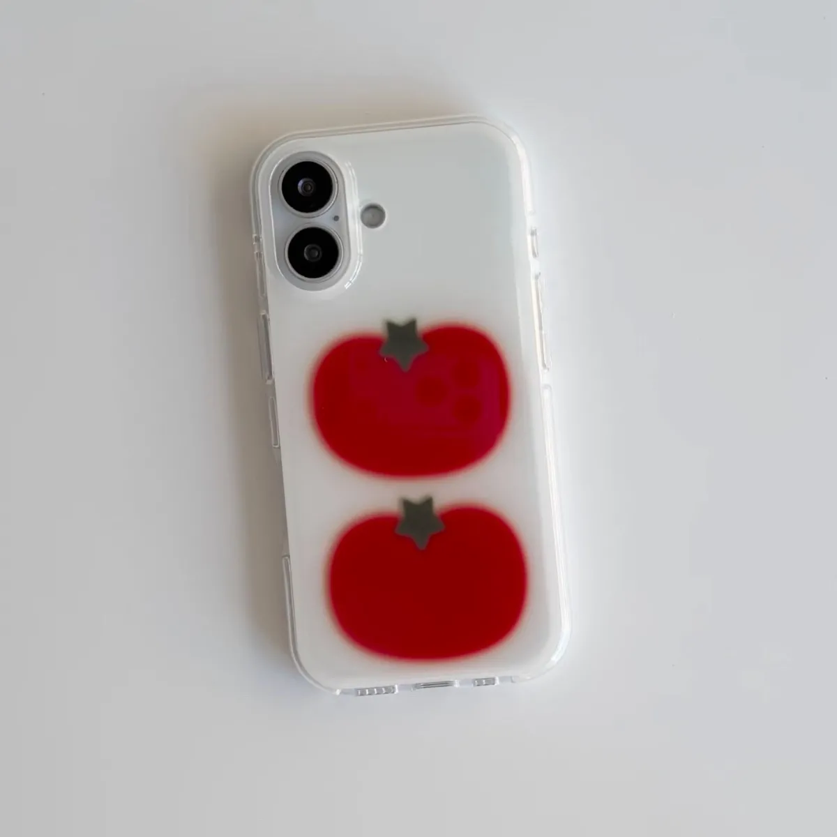 Korean Ins Two Ted Tomato Cart - Cute Cartoon Case recension och pris