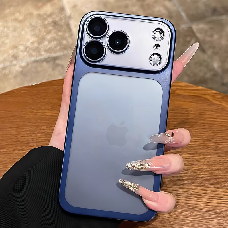 Luxury Matte Clear Electroplat - Phone Cases Men recension och pris