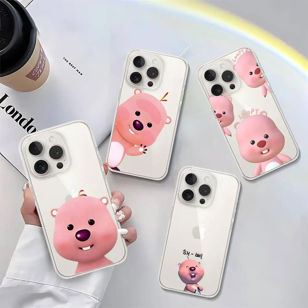 Korea-P-Pororo Cute L-Loopy Ph - Phone Cases Loopy recension och pris