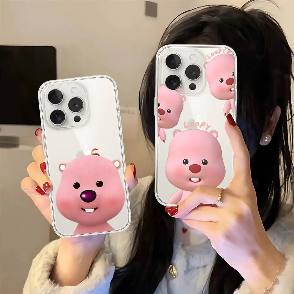 Korea-P-Pororo Cute L-Loopy Ph - Phone Cases Loopy recension och pris