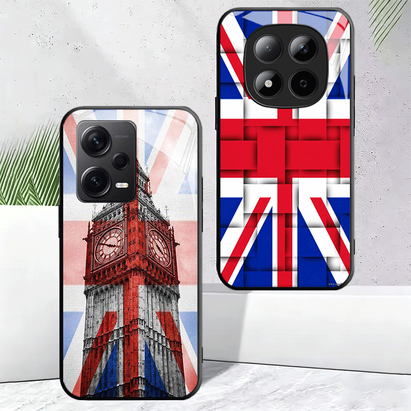 Union Jack England UK Flag Gla - Phone Cases Shein recension och pris