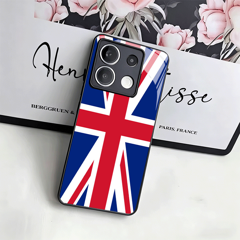 Union Jack England UK Flag Gla - Phone Cases Shein recension och pris