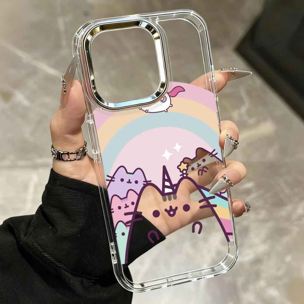 Cartoon Pusheen Cat Matte Tran - Phone Cases Transparent recension och pris