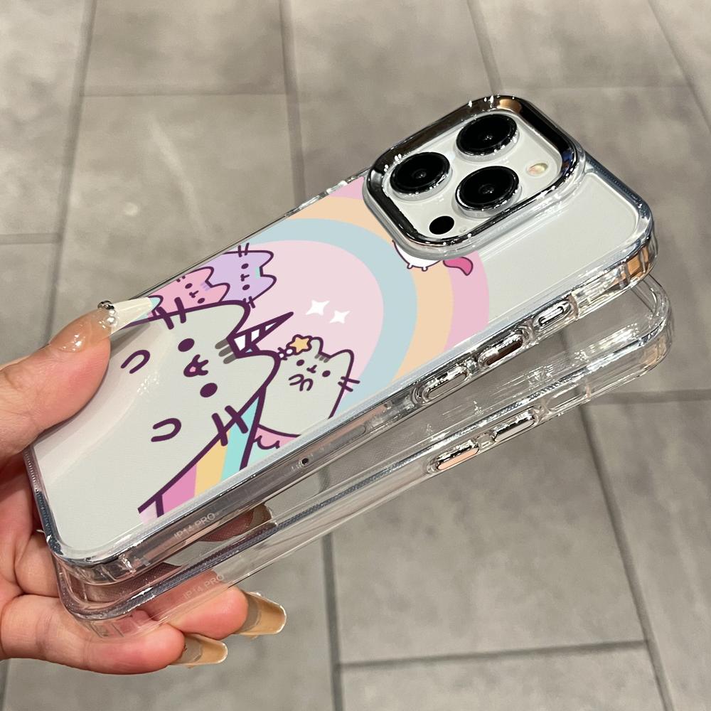 Cartoon Pusheen Cat Matte Tran - Phone Cases Transparent recension och pris