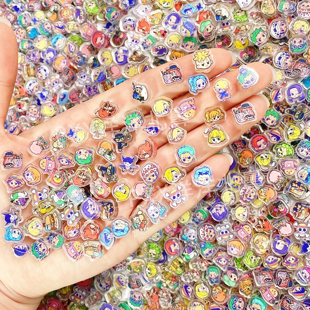 100 mini One Piece acrylic DIY - Phone Cases With Charms recension och pris
