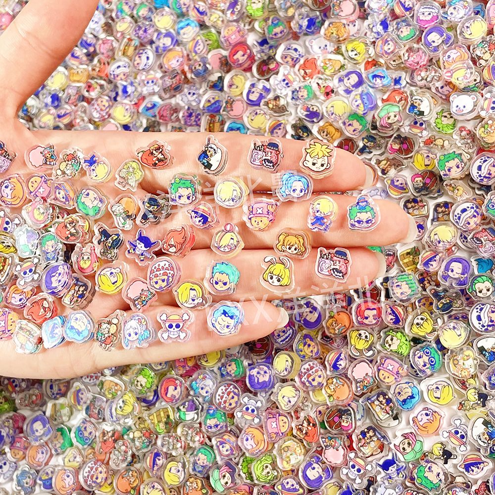 100 mini One Piece acrylic DIY - Phone Cases With Charms recension och pris