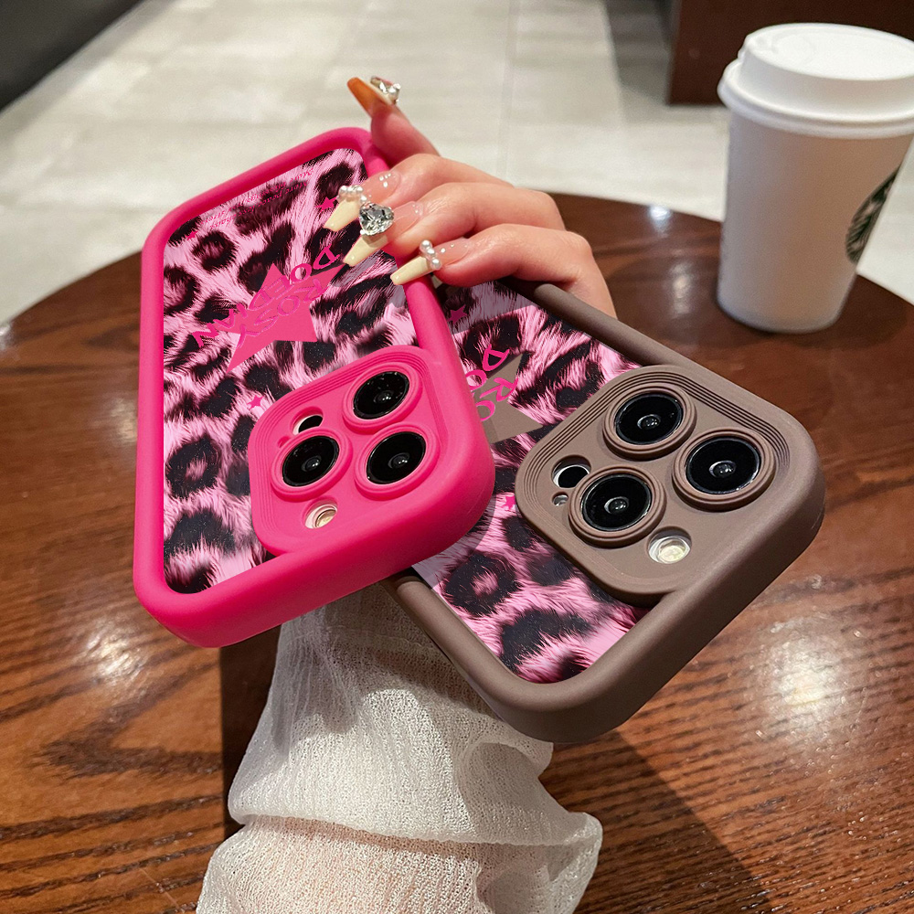 Fashion Pink Leopard Print Pho - Phone Cases Leopard Print recension och pris