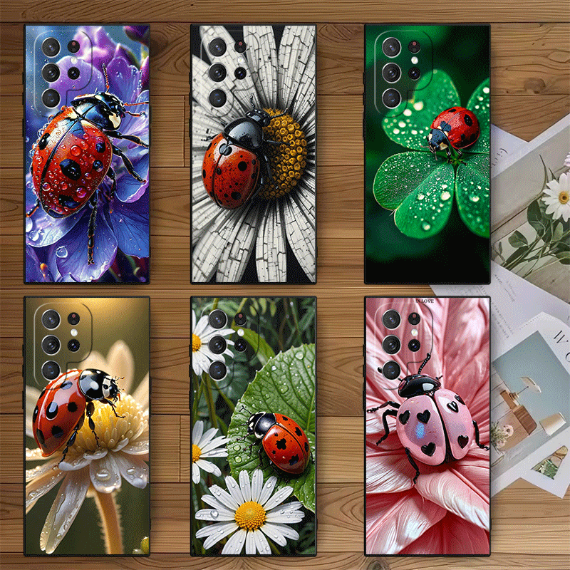 Seven-Spotted Red ladybug Soft - Phone Cases Shein recension och pris