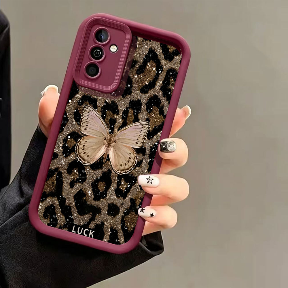 Luxury Shockproof Phone Case F - Phone Cases Leopard Print recension och pris