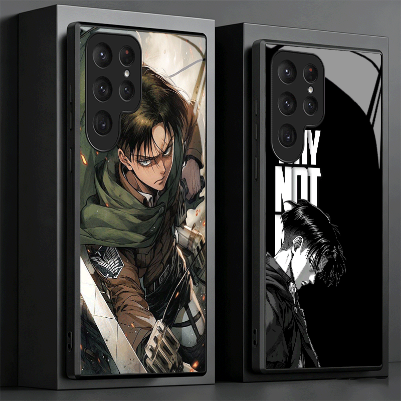 A-Attack On T-Titan Levi Glass - Phone Cases On Shein recension och pris