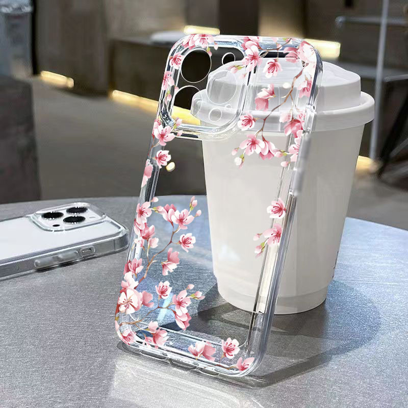 Pink Flower Design Transparent - Phone Cases Art recension och pris