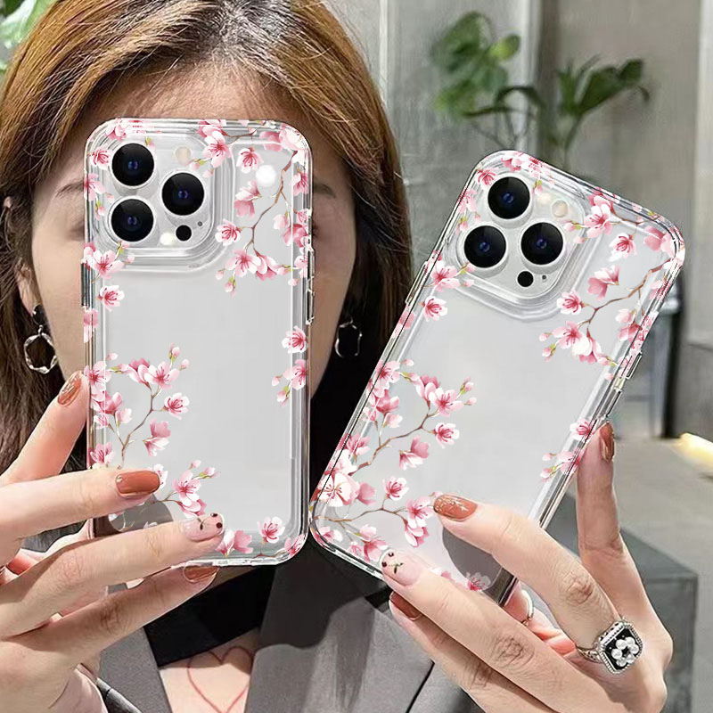 Pink Flower Design Transparent - Phone Cases Art recension och pris