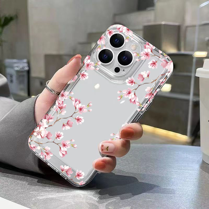 Pink Flower Design Transparent - Phone Cases Art recension och pris