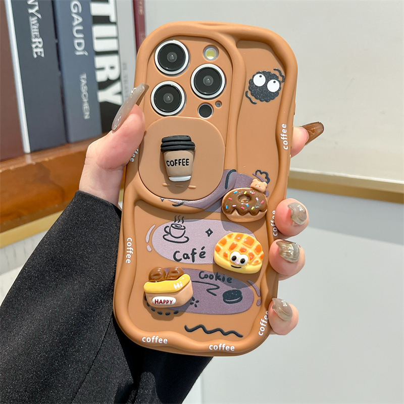 3D Cartoon Bread With Wrist St - Phone Cases With Charms recension och pris