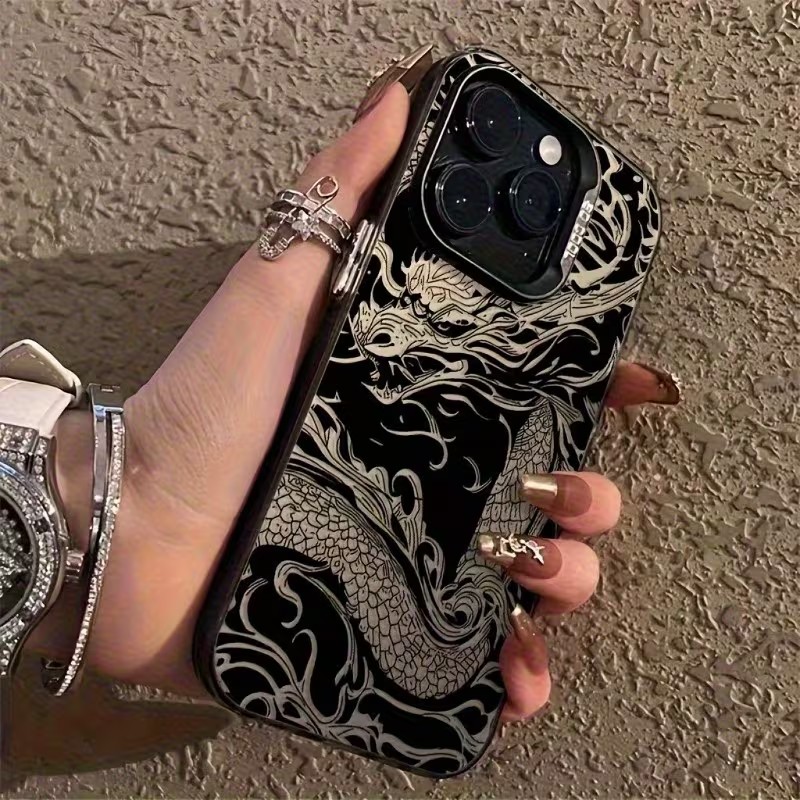 Dragon Totem Pattern Phone Cas - Gradient Color Case recension och pris